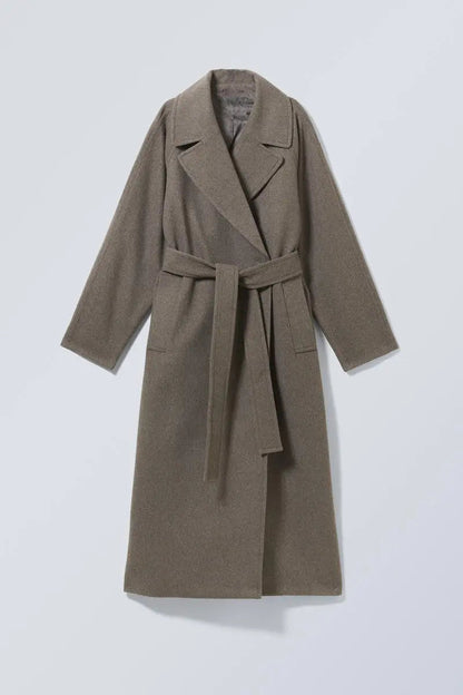 Emilia | Langer Wollmantel im Oversize-Stil