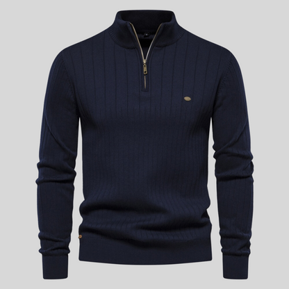 Steven | Strickpullover mit Reißverschluss