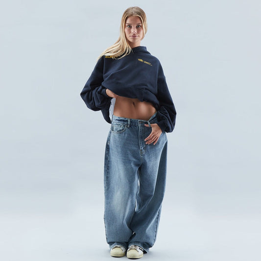 Oversized Hoodie mit „With Love“-Print