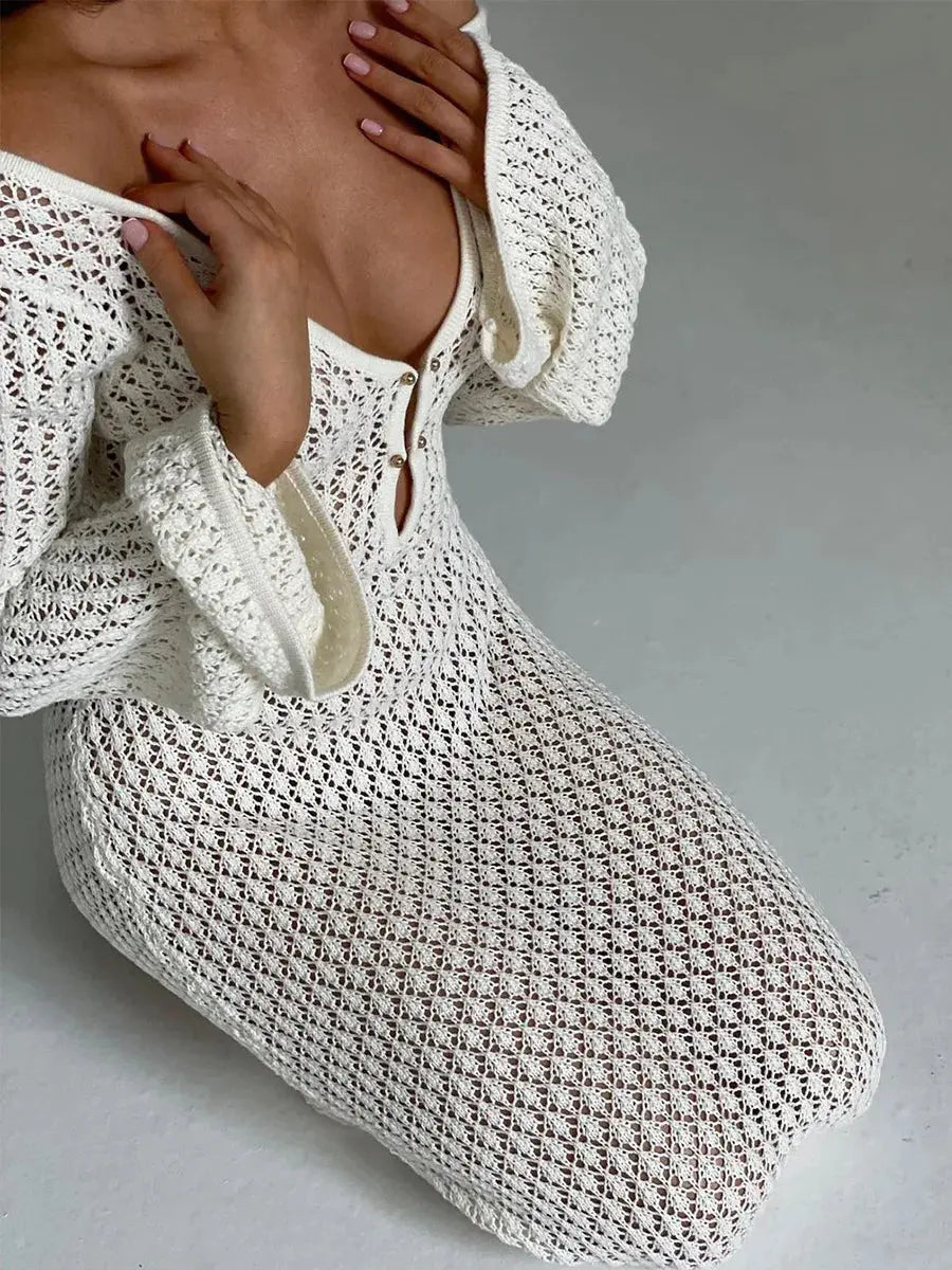 Lily | Weißes Sommerkleid