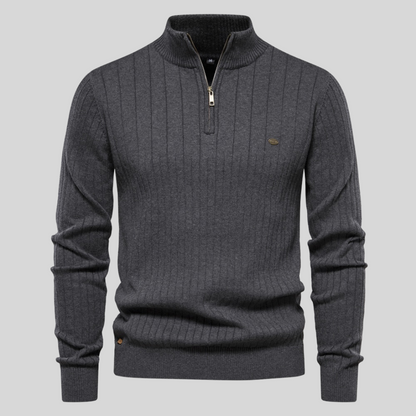 Steven | Strickpullover mit Reißverschluss