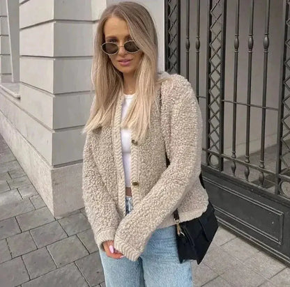 LUNA | Weiche Teddyjacke für kühle Tage