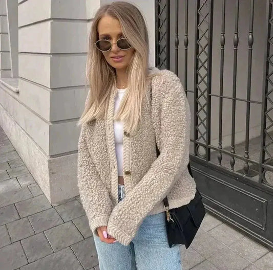 LUNA | Weiche Teddyjacke für kühle Tage