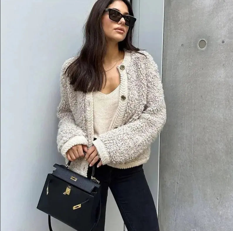 LUNA | Weiche Teddyjacke für kühle Tage