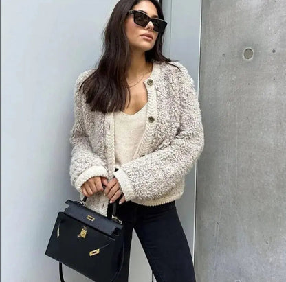 LUNA | Weiche Teddyjacke für kühle Tage