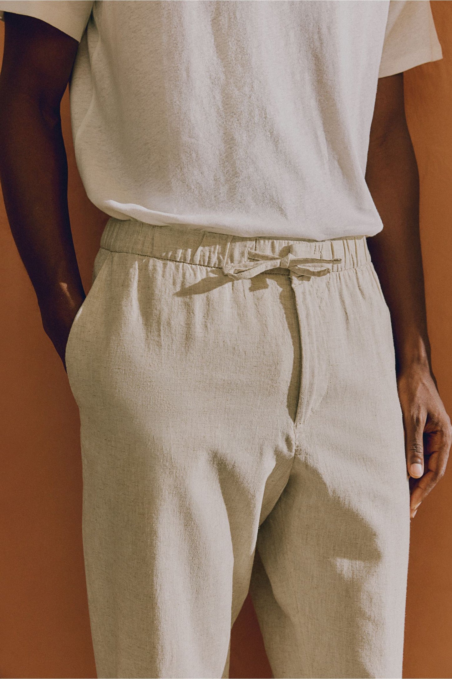 Herren-Casualhose mit Kordelzug – Minimalistischer Look in mehreren Farben