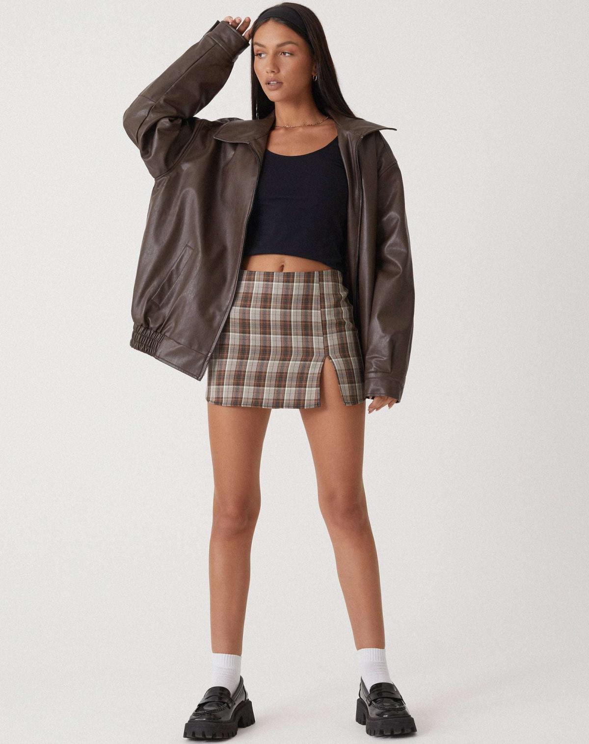Sophia | Oversized PU-Lederjacke Damen – Modischer Look, Hochwertiges Kunstleder