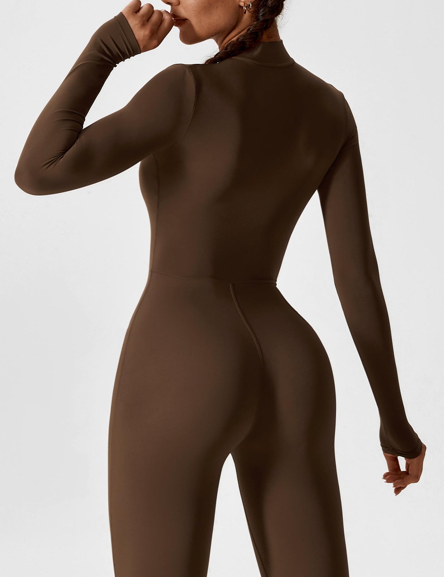 Lina | Nahtloser Full-Zip Bodysuit