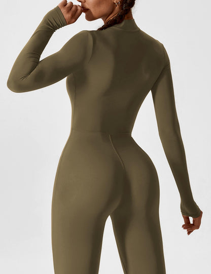 Lina | Nahtloser Full-Zip Bodysuit