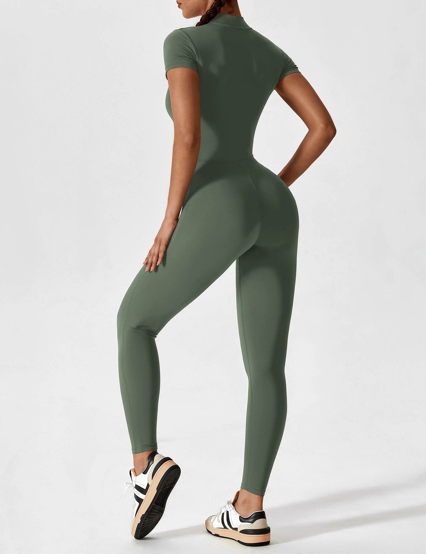 Lina | Nahtloser Full-Zip Bodysuit